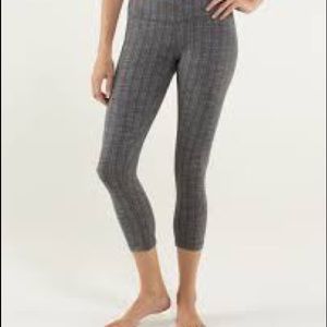 Lululemon gray ziggy wee wunder under leggings